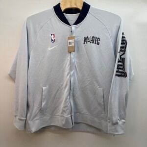 Nike NBA Orlando Magic Dri-FIT Men's XXL Light‎ Blue Zip Jacket